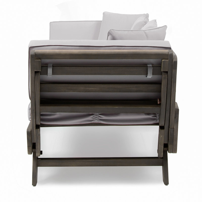 Foundstone™ Roni 65.5'' Acacia Outdoor Patio Daybed & Reviews Wayfair